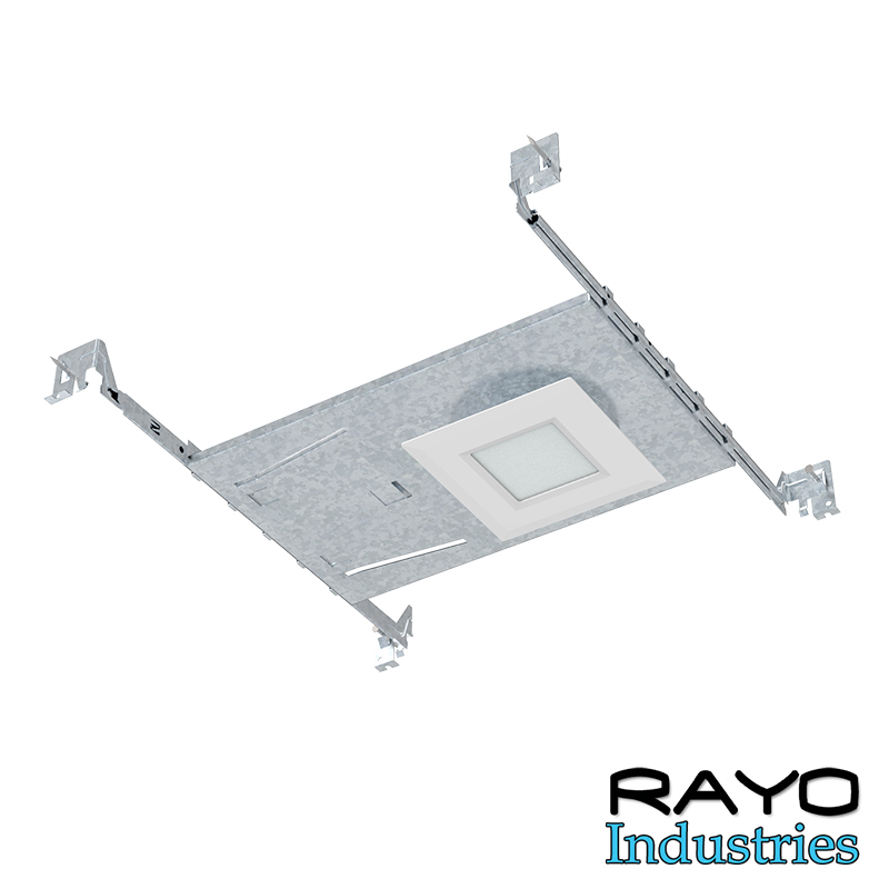 NEW CONSTRUCTION SQUARE 4″ RECESSED LED PANEL LIGHT