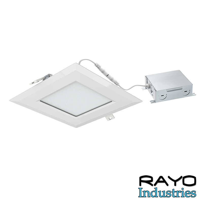 6″ ULTRA THIN RECESSED SQUARE LED PANEL LIGHT