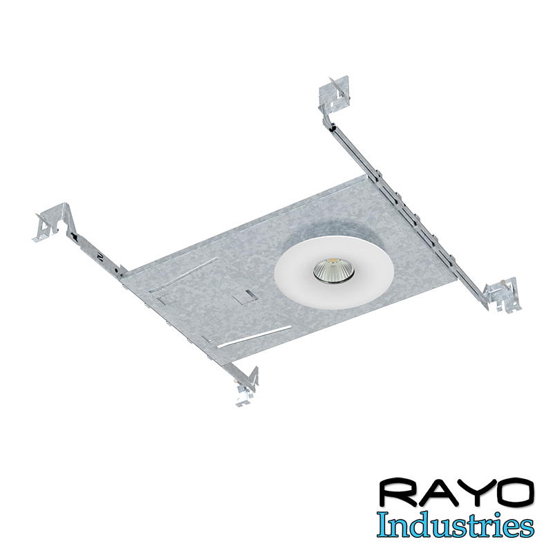 3″ NEW CONSTRUCTION ROUND RECESSED LED RETROFIT TRIM