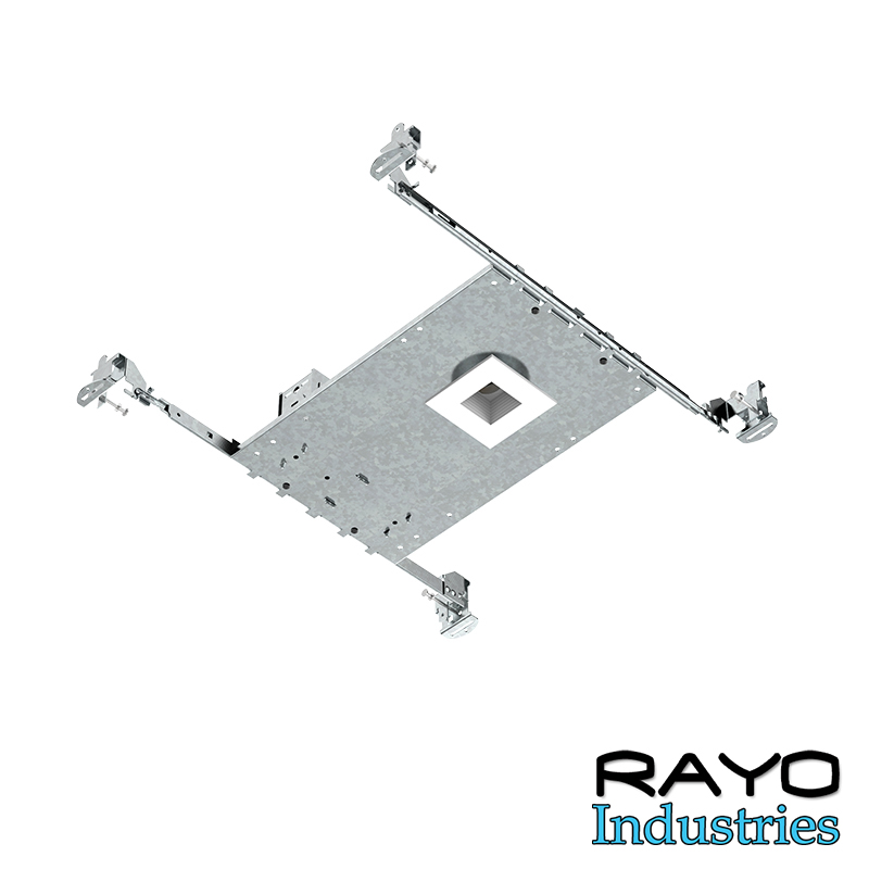 NEW CONSTRUCTION 2″ SQUARE LED BAFFLE DOWNLIGHT