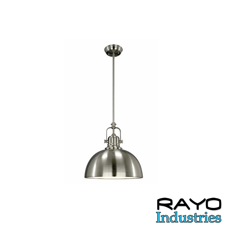 BRUSHED NICKEL PENDANT LIGHT