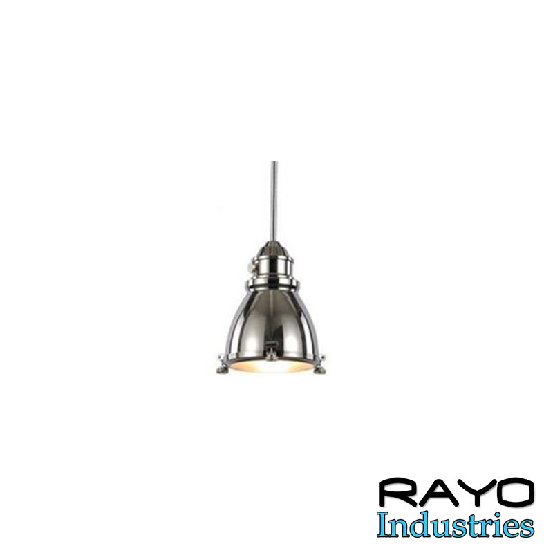 BELL SHAPED CHROME MINI PENDANT LIGHT