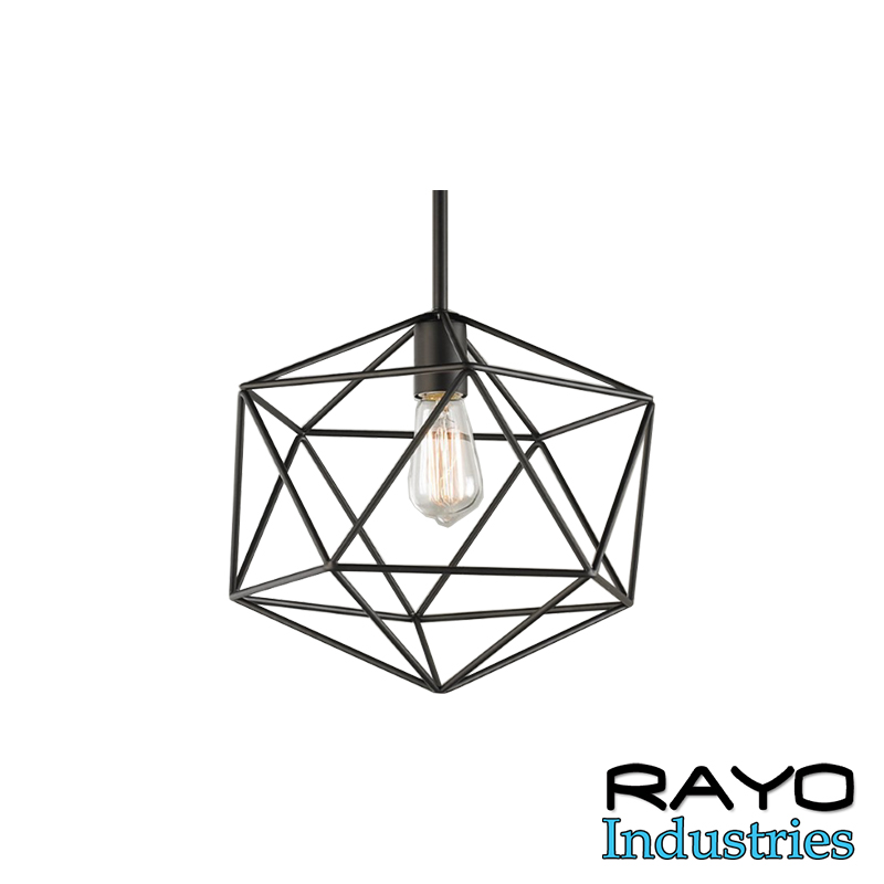 STEEL EQUILATERAL PENDANT LIGHT